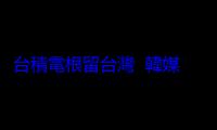 台積電根留台灣  韓媒：三星美廠接單的天賜良機